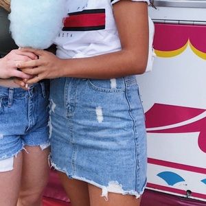 Denim Skirt Lightwash